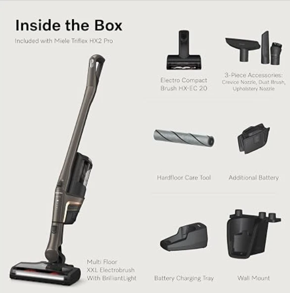 米勒Triflex HX2 Pro三合一无线手持吸尘器，可独立使用