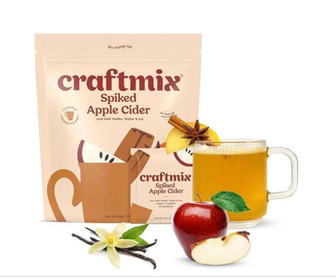 Craftmix鸡尾酒原料包，36包装——含酒精的苹果酒款