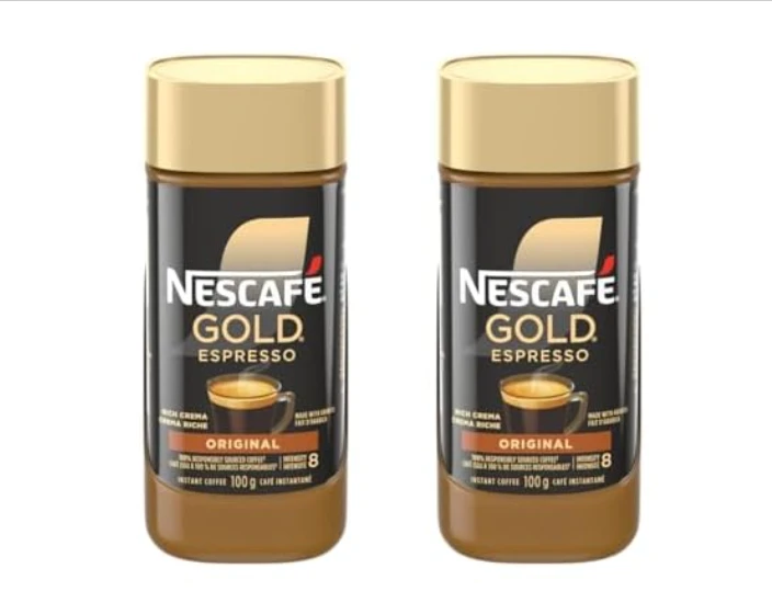 NESCAFE Gold浓缩即溶咖啡，100克/3.5盎司，罐装（2罐装）